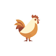 Feathered Friend: A Vector Art Chicken Logo