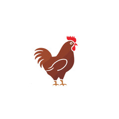 Feathered Friend: A Vector Art Chicken Logo