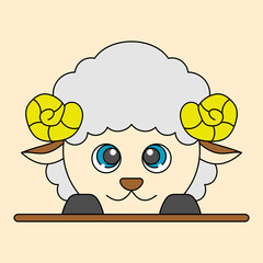 Cute Sheep Zodiac