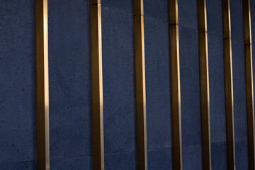 Fototapeta premium wall with golden stripes wall with gold accents
