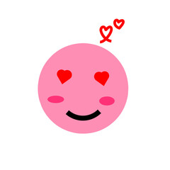 Rounded Comic icon with abstract emotions