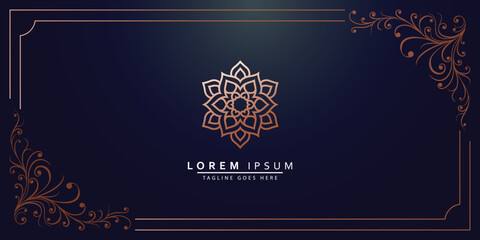 Vector Emblem. Elegant, Classic Elements. Can Be Used For Jewelry, Beauty And Fashion Industry. Great For Logo, Monogram, Invitation, Flyer, Menu, Brochure, Postcard, Background, Or Any Desired Idea.