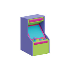 3d arcade game icon