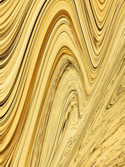 Golden liquid acrylic paints marble texture. Modern design element onyx paint marble texture. Warm Decorative Oil Wavy Ebru. Messy Swirl Oil Background.