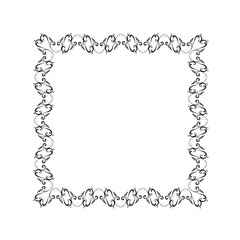 frames in vintage style with elements of ornament, art, pattern, background, texture