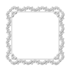 frames in vintage style with elements of ornament, art, pattern, background, texture