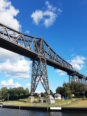 bridge in Kiel canal Germany