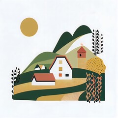 house in the mountains © WangFu