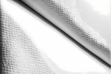 ﻿A close up of a grey and white striped fabric - Generative AI