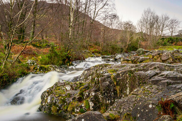 river in the mountains