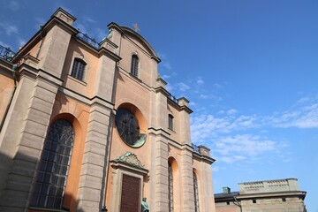 Fototapeta na wymiar Stockholm, Sweden - Storkyrkan cathedral