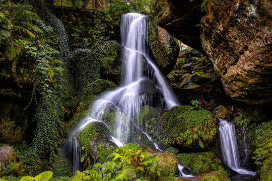 Der Lichtenhainer Wasserfall(sächsische Schweiz) - The Lichtenhain Waterfall