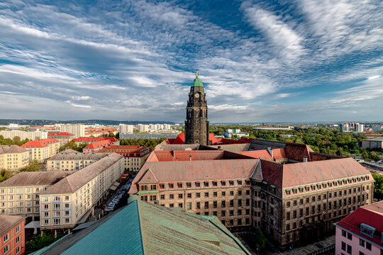 Dresden Ausblick von oben - Dresden view from above