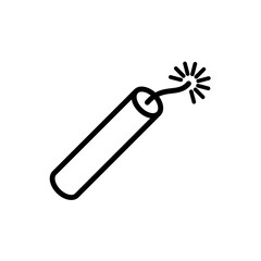 Dynamite icon vector logo design template