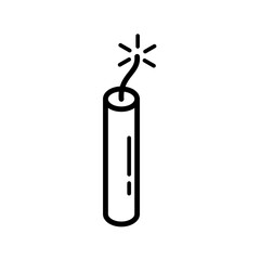 Dynamite icon vector logo design template