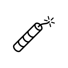 Dynamite icon vector logo design template