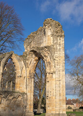 Abbey ruins.