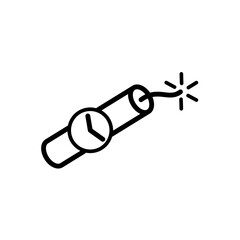 Dynamite icon vector logo design template