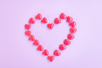 wedding ring for the bride on a pink background