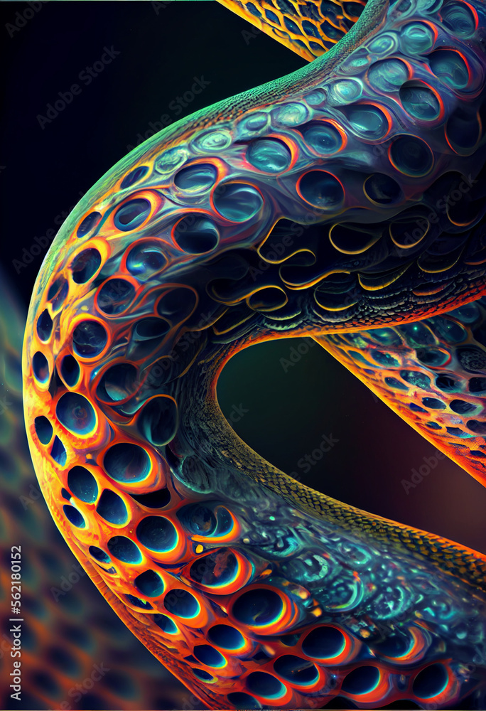 Leinwandbilder snake skin abstract background texture semicircle. beautiful background pattern texture for design