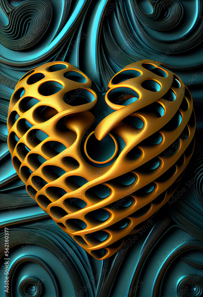 Poster background with circles