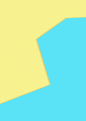 Pastel colored blue and yellow paper abstract texture for background. Abstract image of Stacked paper in pastel color background. Background image in pastel colours paper.