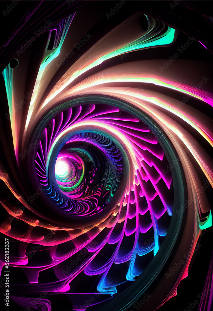 Poster wonderful abstract colourful line background. starburst dynamic wave