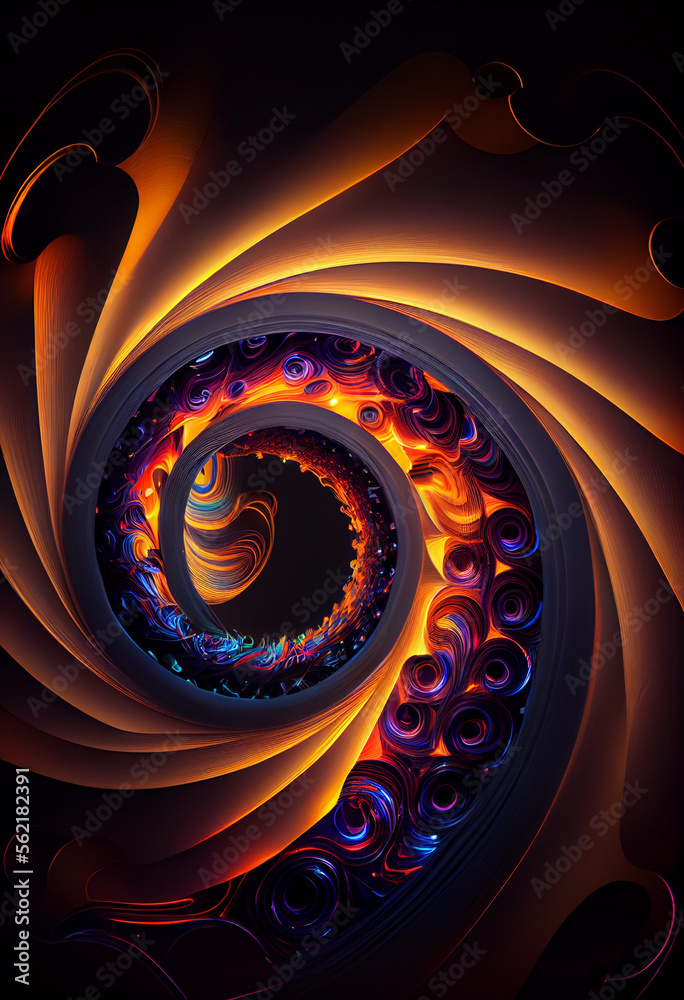 Poster wonderful abstract colourful line background. starburst dynamic wave