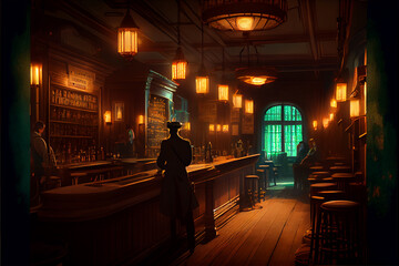 Speakeasy bar