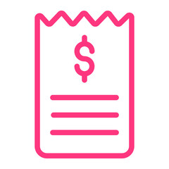 invoice gradient icon