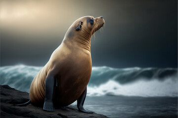 sea ​​lion alone generative ai