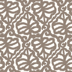 Seamless pattern with  abstract drawing