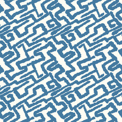 Seamless pattern with  abstract drawing