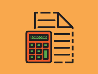 Accounting & Financial icon vector