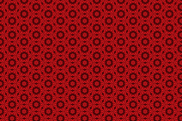 Seamless Symmetrical Fashion Backdrop Beautiful Geometric Vintage Textile Fabric Shape Graphic Retro Tile Decorative Print Floral Art Texture Wallpaper Design Background Pattern