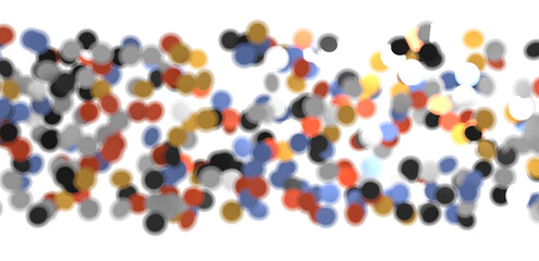  Colorful confetti on white background