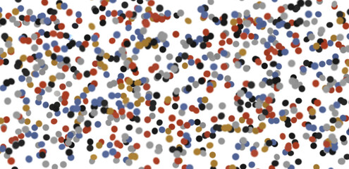 confetti png. Gold confetti falls from the sky. - in 3d png