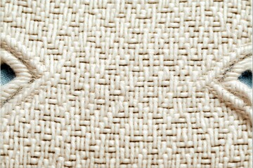 ﻿A close up of a woven basket - Generative AI