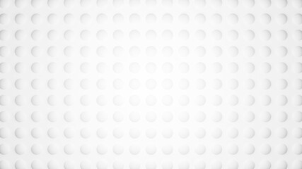 White Circle 3D Background Dots Spheres Gradient Pattern Rendering Shadows Highlights