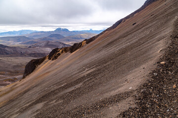 Morurco, ancient volcano of the Ecuadorian Andes