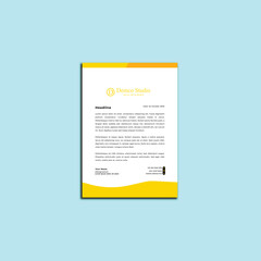 Modern letterhead template