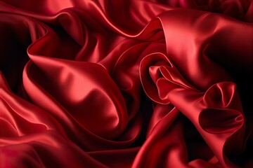 red silk background