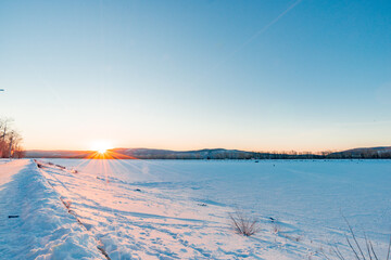 Sunrise in the Zhiguli mountains!