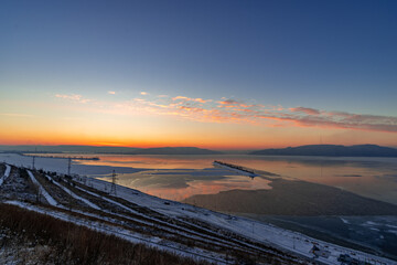 Sunrise in the Zhiguli mountains!