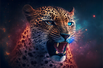 Fototapeta na wymiar Angry Jaguar
