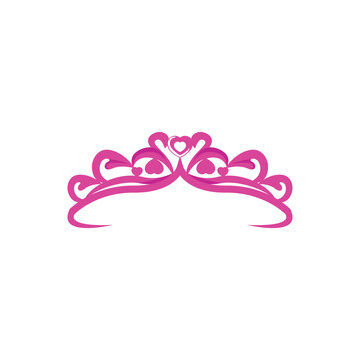 Pink Tilted Tiara And Number 24 Clip Art at  - vector