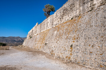 Antimachia castle fortress wall island of Kos Greece