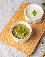 Salsa pesto con Pistacho  
