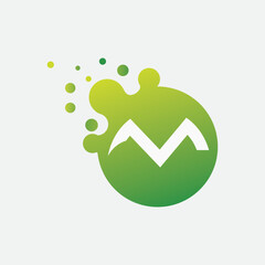 Iconic M type logo any Company