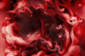 Red and black abstract liquid backdrop